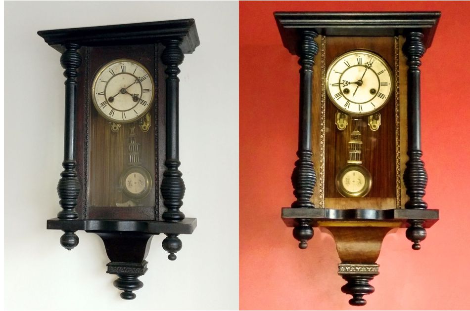 Gebrder Junghans Uhrenfabrik. Circa 1890. Regulador viens. Shramberg. Coleccin privada.